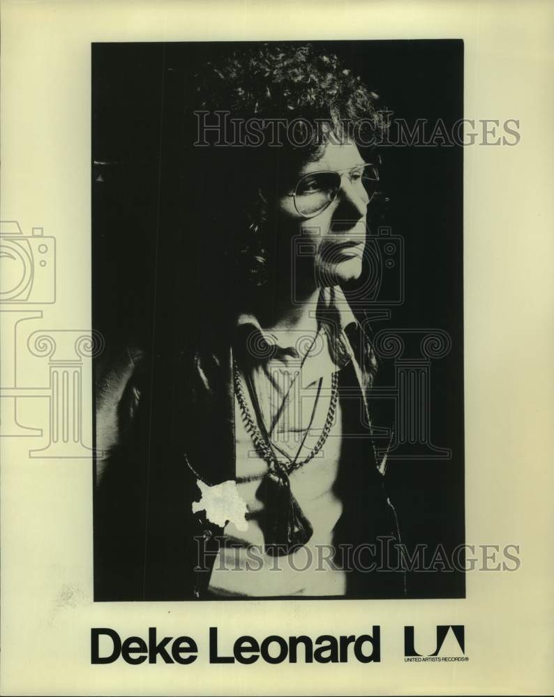 Press Photo Musician Deke Leonard - Historic Images