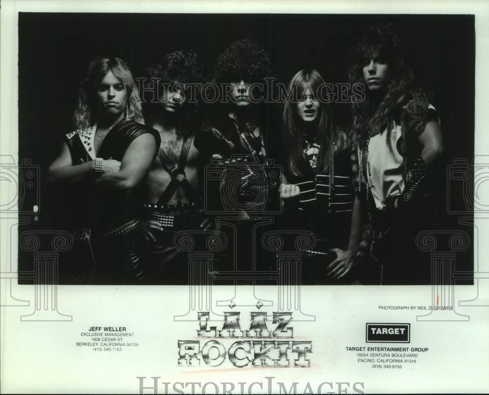Press Photo Rock Music Group Laaz Rockit - sap19711 - Historic Images