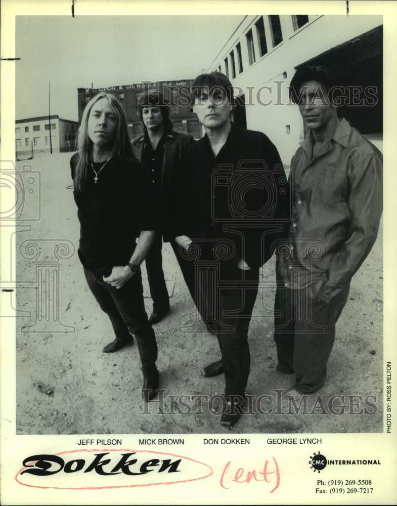 1997 Press Photo Four Members of the band Dokken, Entertainers - sap20348- Historic Images