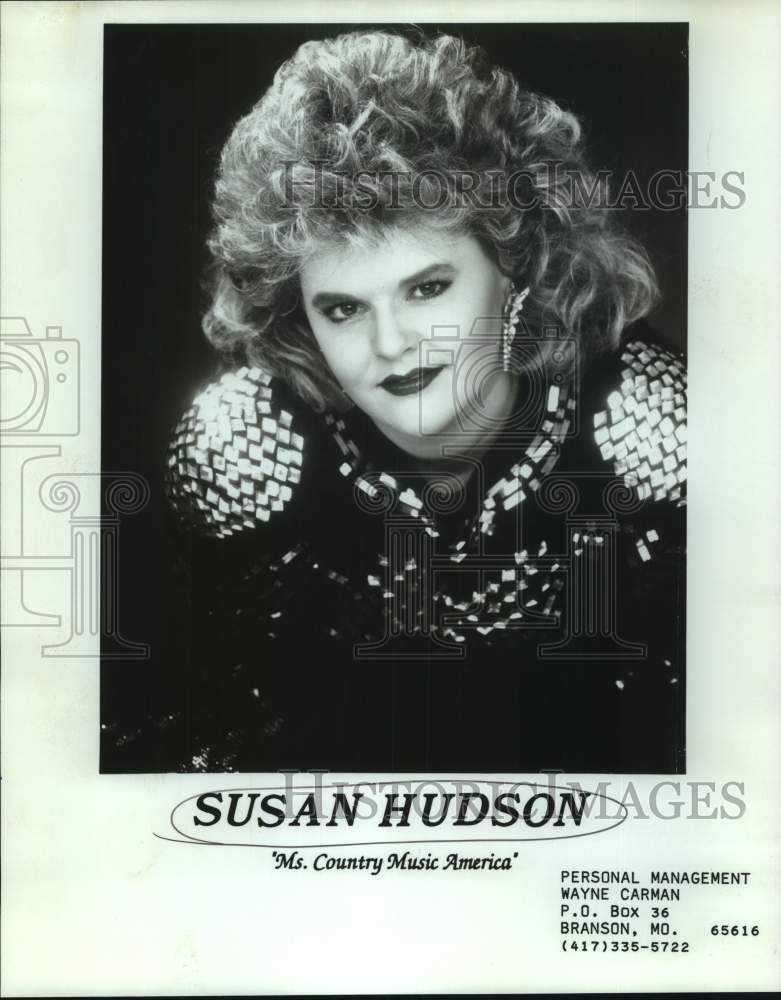 Press Photo Susan Hudson, Ms. Country Music America - Historic Images