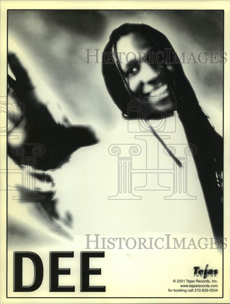 2001 Press Photo Musician, Dee - sap20709- Historic Images