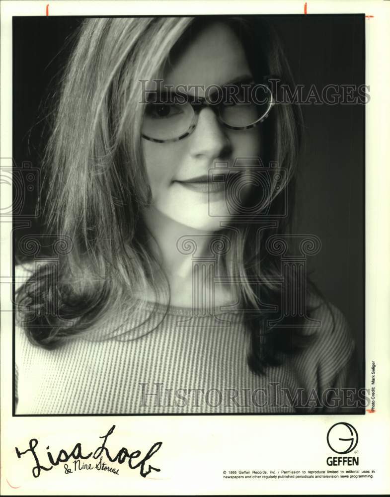 1995 Press Photo Musician Lisa Loeb of Lisa Loeb &amp; Nine Stories - sap20799- Historic Images