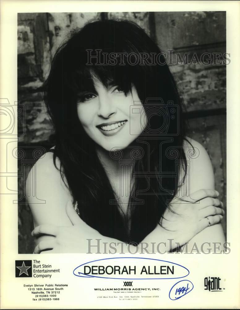 1994 Press Photo Singer Deborah Allen - sap20995- Historic Images