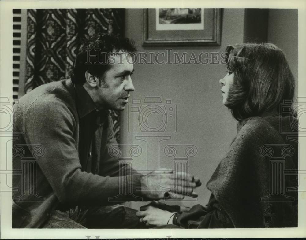 Actors Lou Criscuolo and Pat Conwell in &quot;The Edge of Night&quot; on ABC - Historic Images