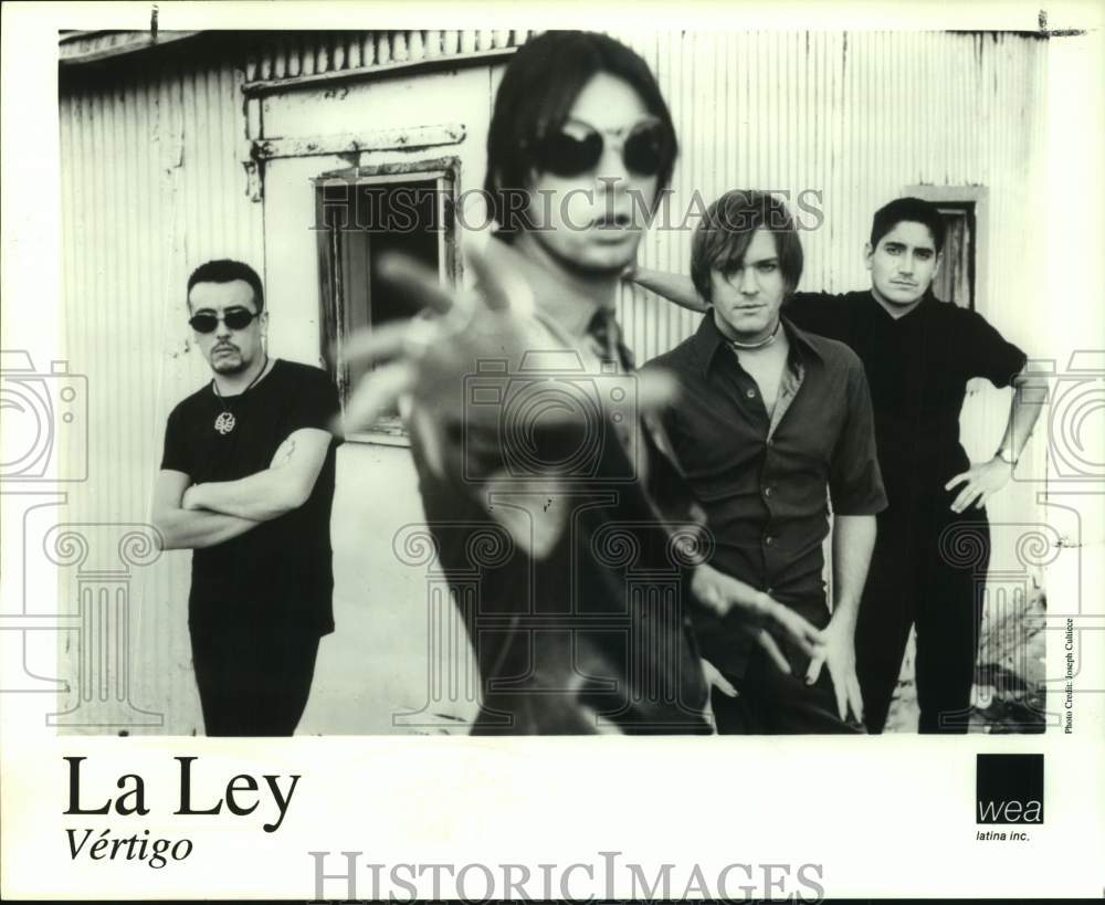 1998 Press Photo La Ley, Four Members of the Chilean Rock Band - sap21920- Historic Images