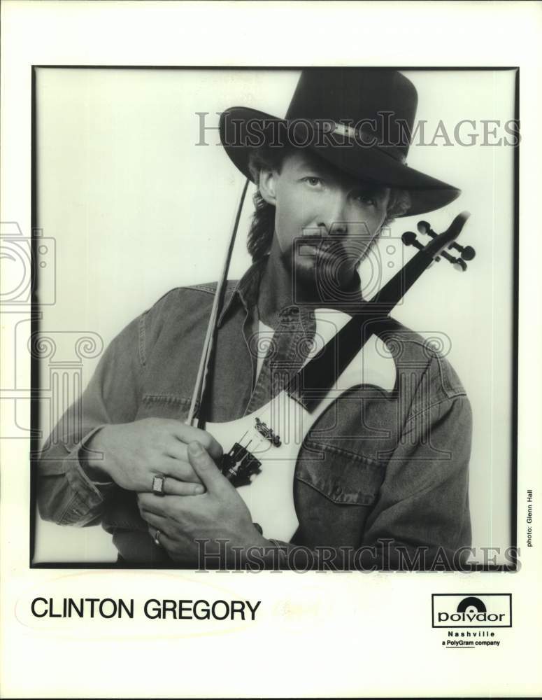 Press Photo Clinton Gregory, Musician - Historic Images