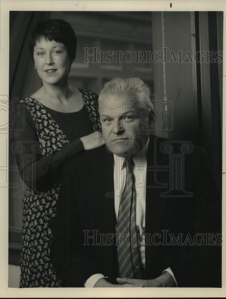 Actors Brian Dennehy and Susan Ruttan on &quot;Jack Reed: Badge of Honor&quot; - Historic Images