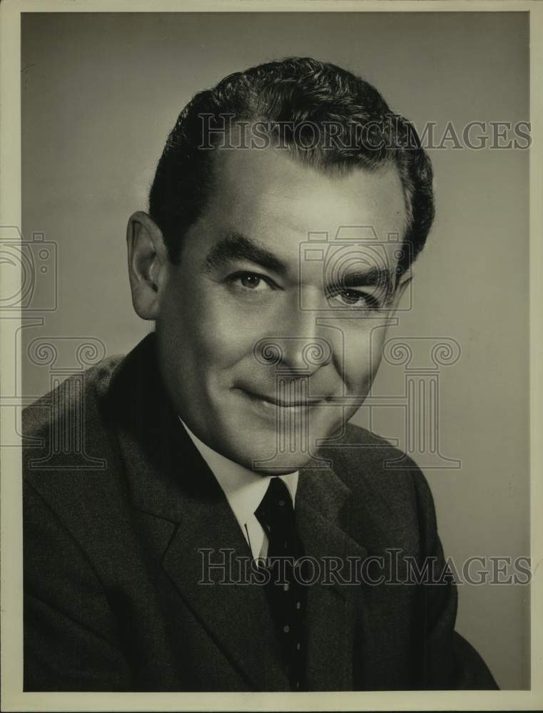 1970 Press Photo Journalist Charles Collingwood - Historic Images