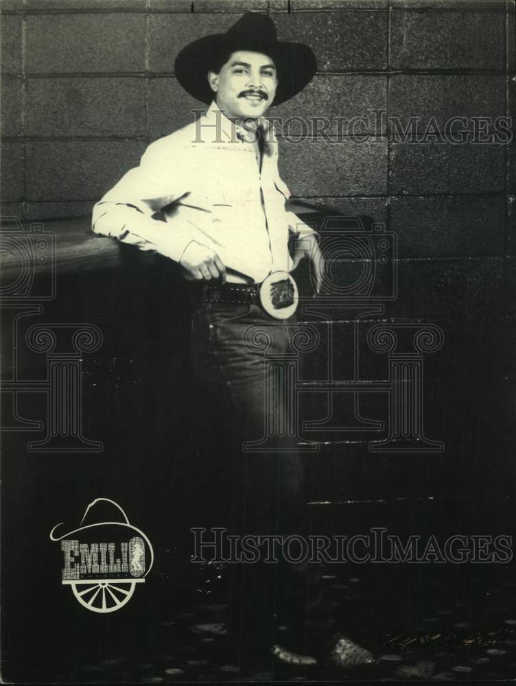 Press Photo Entertainer Emilio Navaira - sap22597- Historic Images