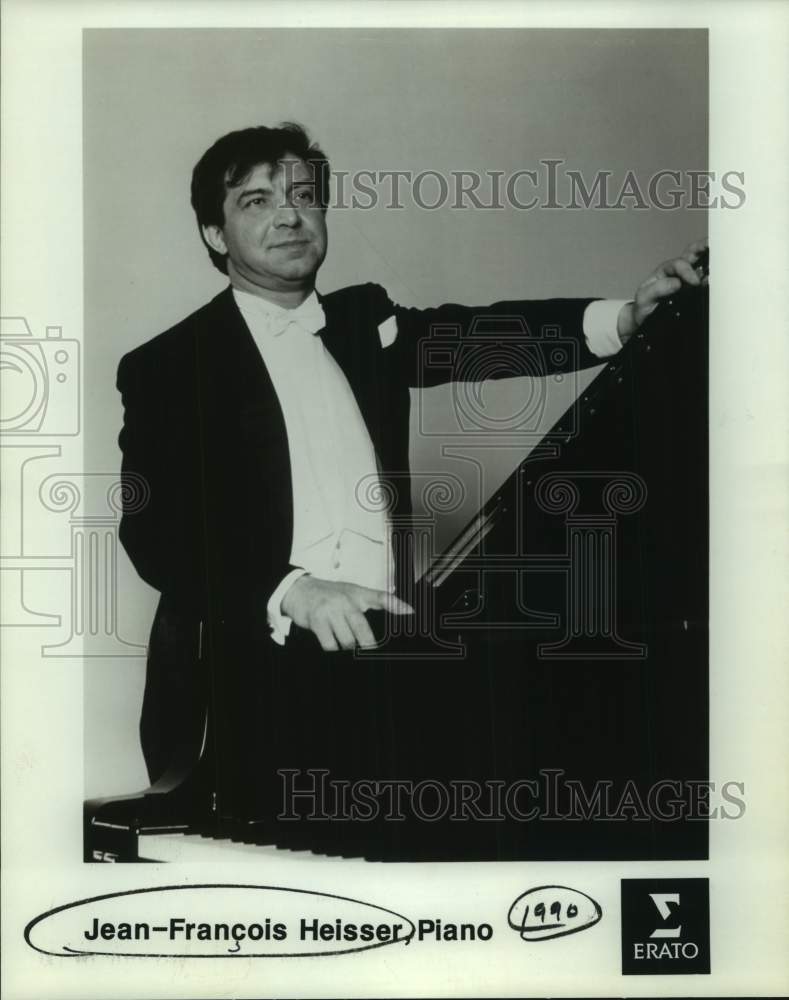 1990 Press Photo Jean-Francois Heisser on Piano - sap22774- Historic Images