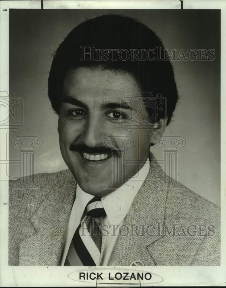 Press Photo Los Angeles Sportscaster for KABC, Rick Lozano - sap22887 - Historic Images