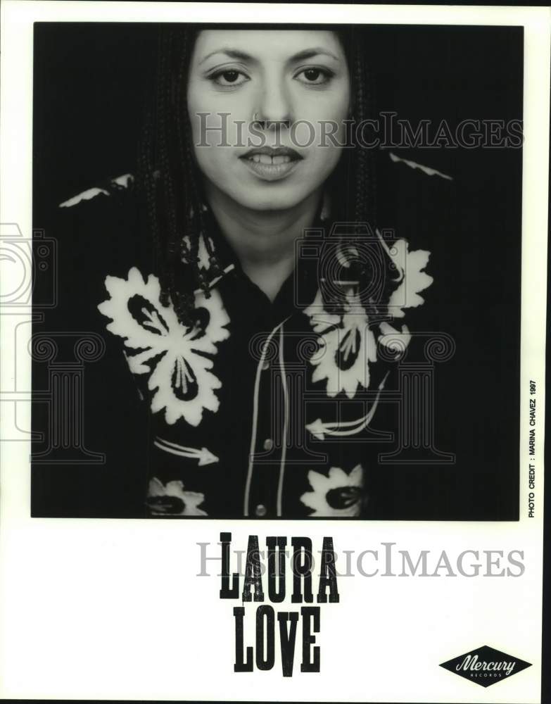 1997 Press Photo Singer Laura Love - sap22898- Historic Images