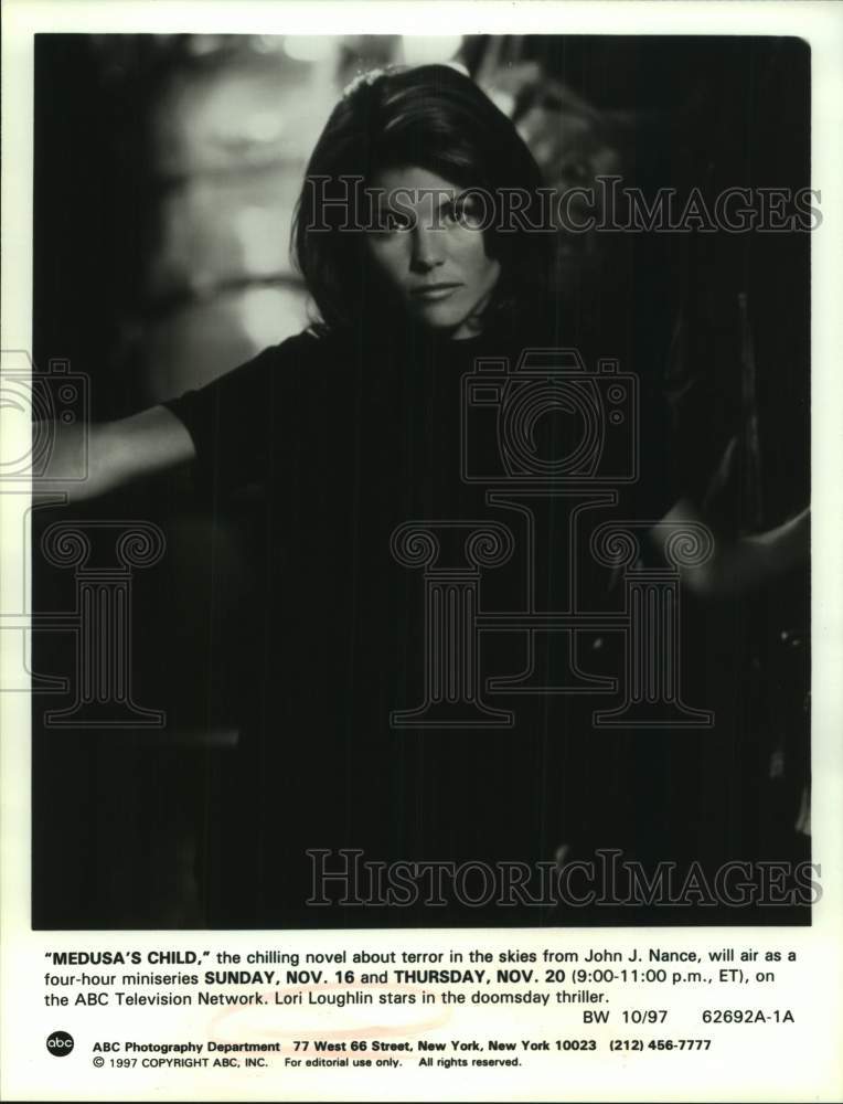 1997 Press Photo Actor Lori Loughlin in &quot;Medusa&#39;s Child&quot; on ABC Television- Historic Images