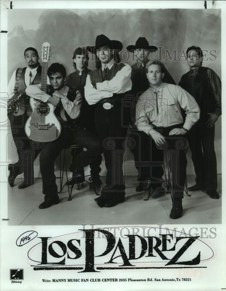 1995 Press Photo Musical Group,Los Padrez - sap23046- Historic Images