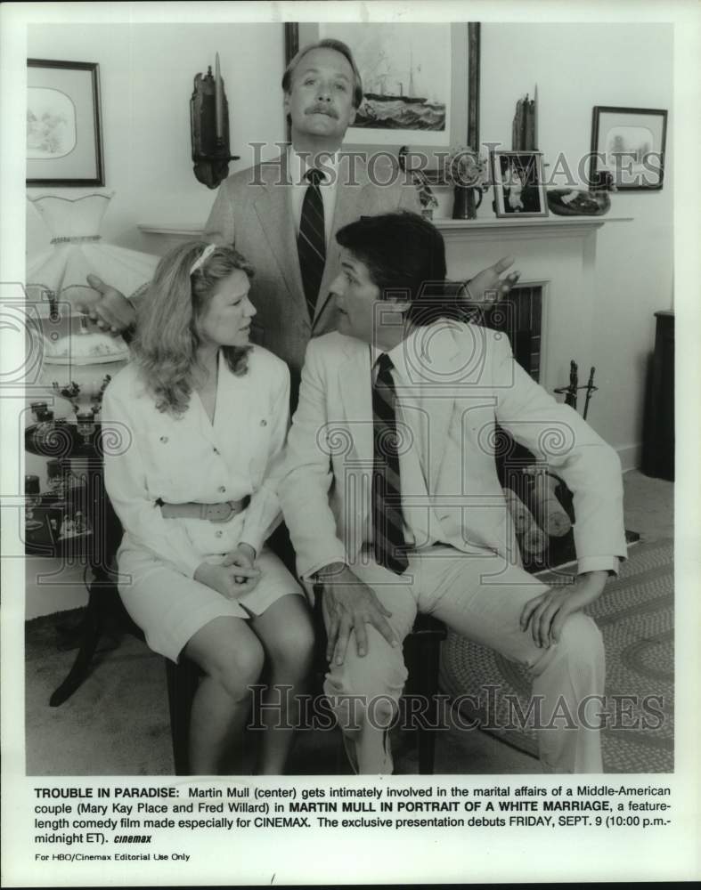 Press Photo Actor Martin Mull with co-stars in "Martin Mull In Portrait..." - Historic Images