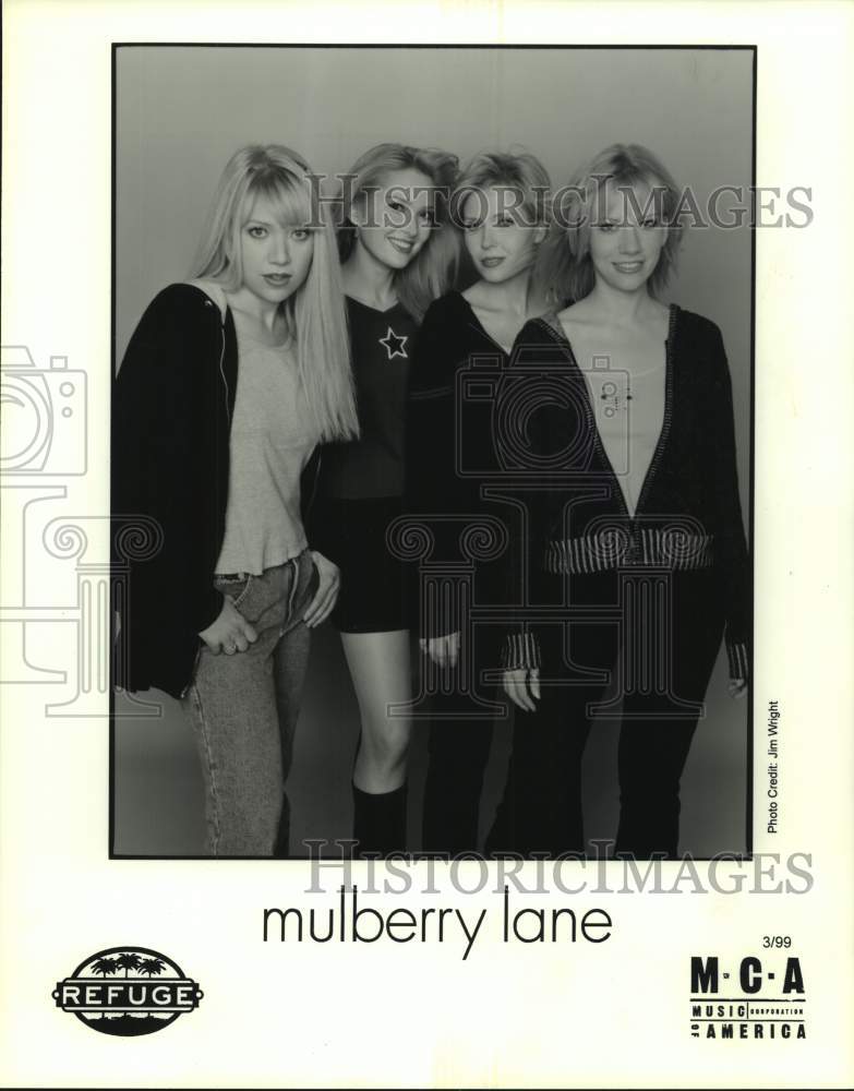 1999 Press Photo Musical Group, Mulberry Lane - sap23200- Historic Images