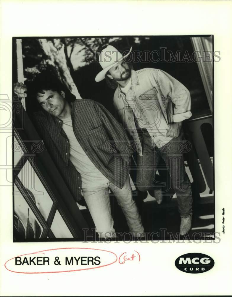 1995 Press Photo Baker & Myers, Entertainers - sap23213- Historic Images