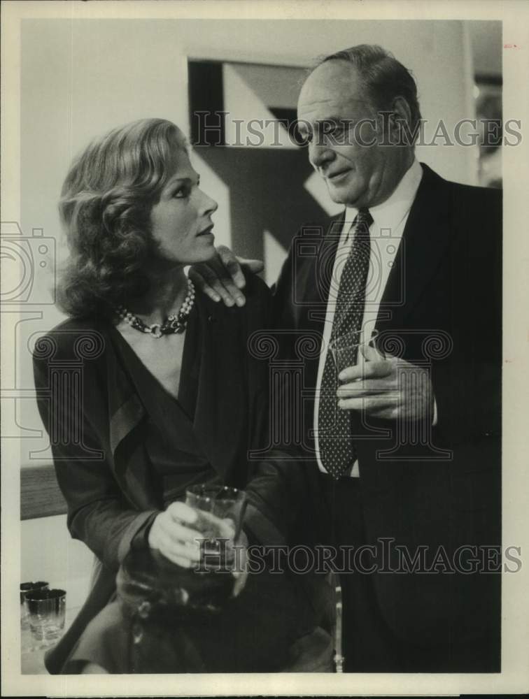 1980 Press Photo Marietta Hartley and Martin Balsam starring in &quot;The Love Tapes&quot;- Historic Images