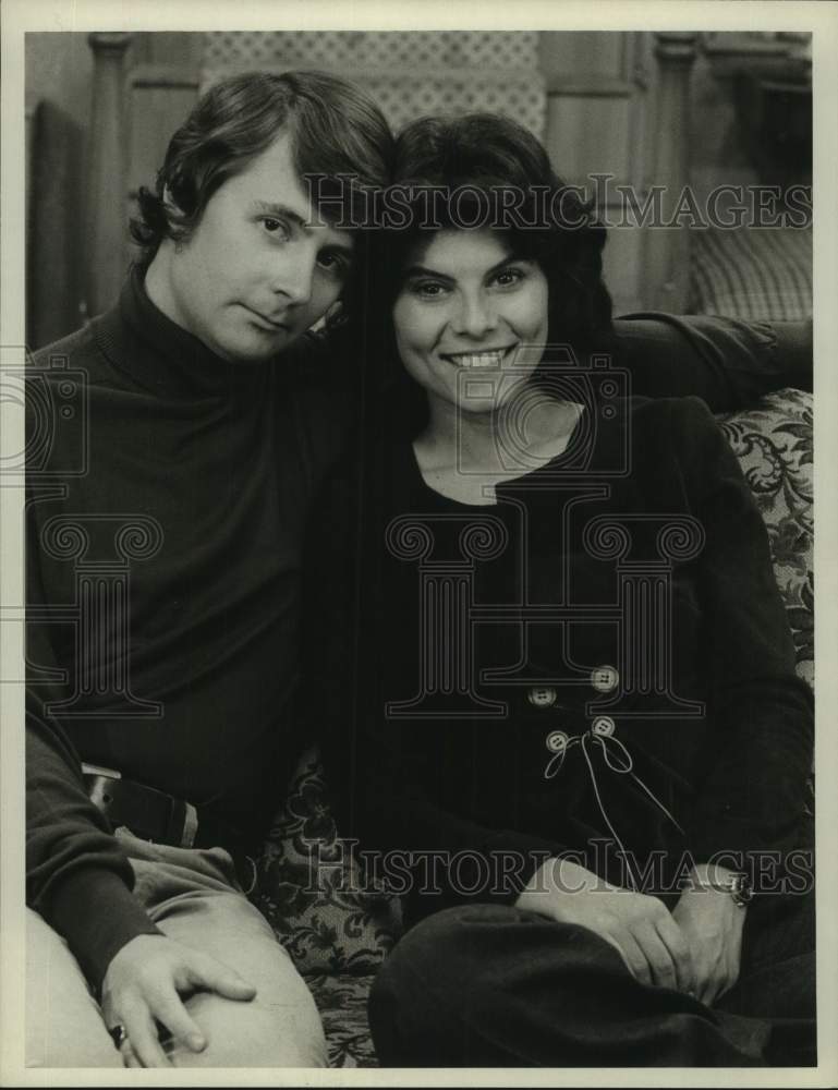 Press Photo Actors Fred Grandy and Adrienne Barbeau - Historic Images