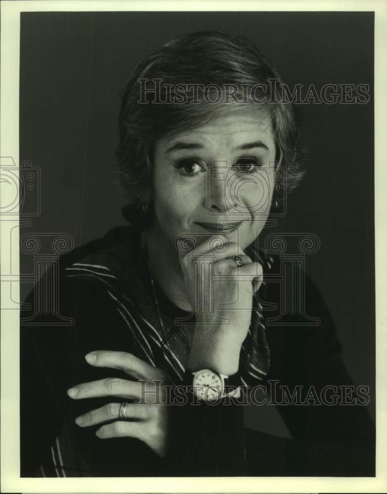 1975 Press Photo Actress Barbara Barrie in "Barney Miller" on ABC Television- Historic Images