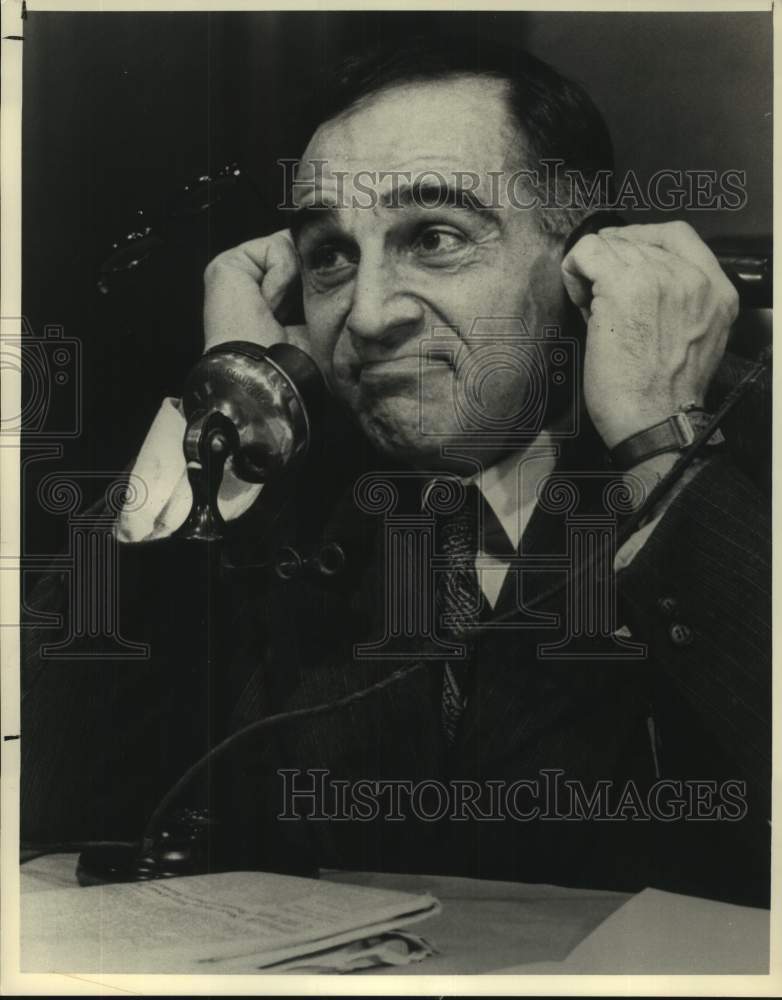 1989 Press Photo Actor Tony Lo Bianco as Mayor Fiorello La Guardia, &quot;Hizzoner!&quot;- Historic Images
