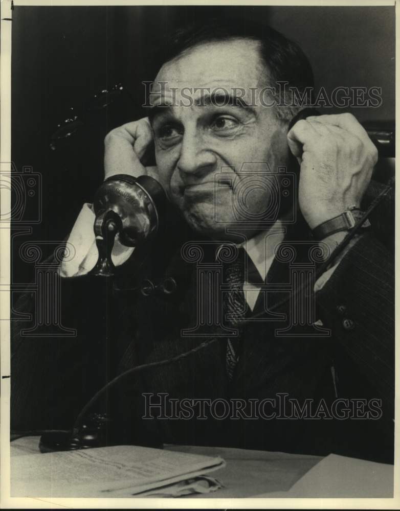 1989 Press Photo Actor Tony Lo Bianco as Mayor Fiorello La Guardia, "Hizzoner!"- Historic Images