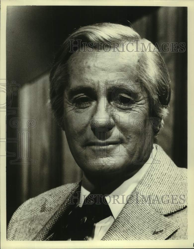 Press Photo Curt Gowdy, American sportscaster known as the voice of the Redsox.- Historic Images