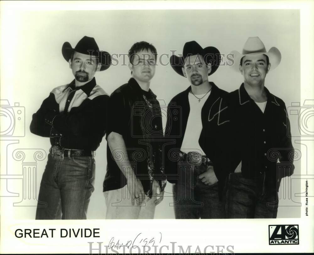 1999 Press Photo Four Members of the band Great Divide - sap24049- Historic Images