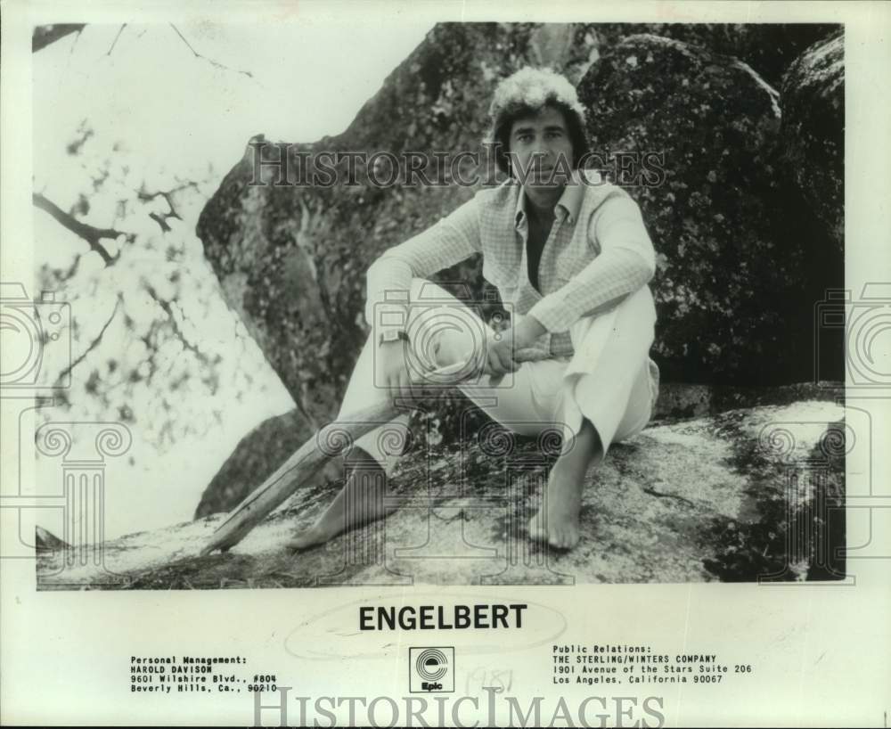 1987 Press Photo Engelbert Humperdinck, Singer - Historic Images