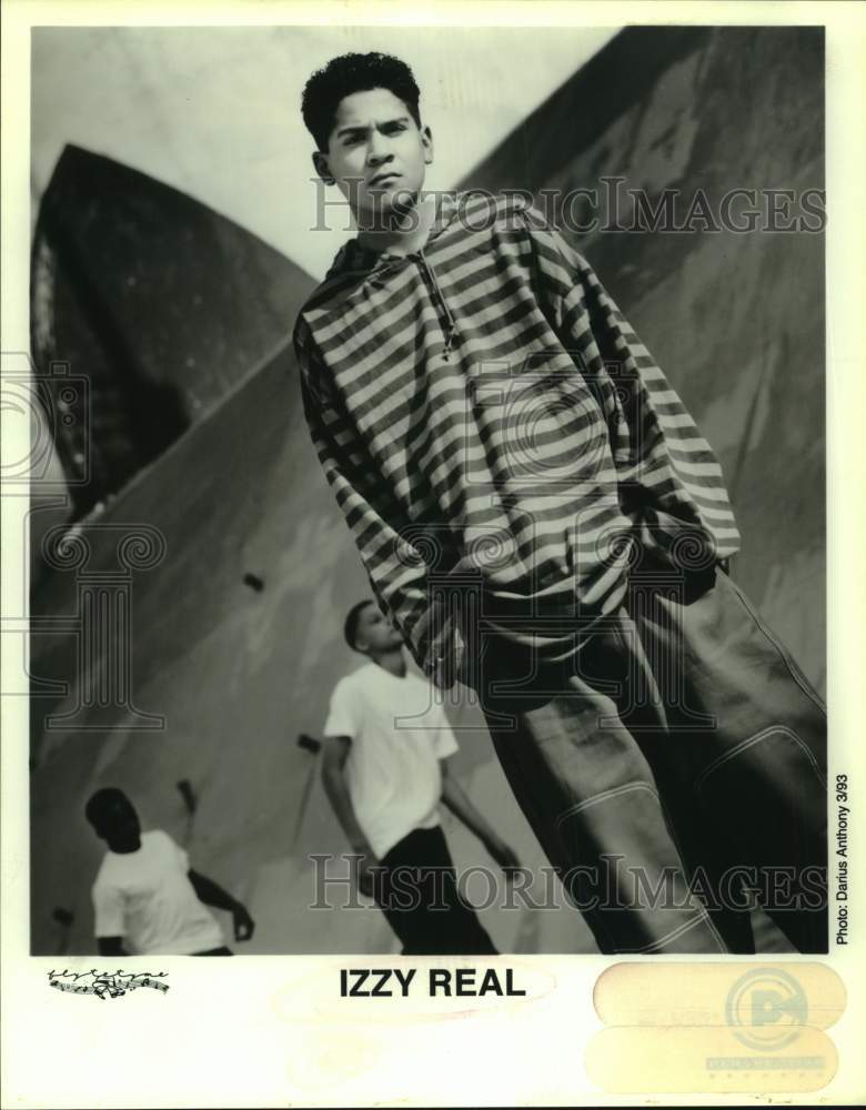 1993 Press Photo Izzy Real, Entertainer - Historic Images