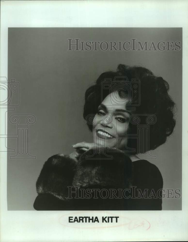 1996 Press Photo Entertainer Eartha Kitt - Historic Images
