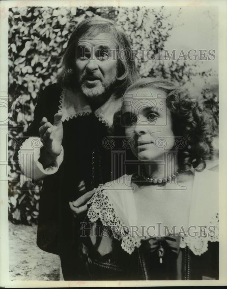 Actors Alec McCowen and Sinead Cusack in &quot;Twelfth Night&quot; on PBS - Historic Images