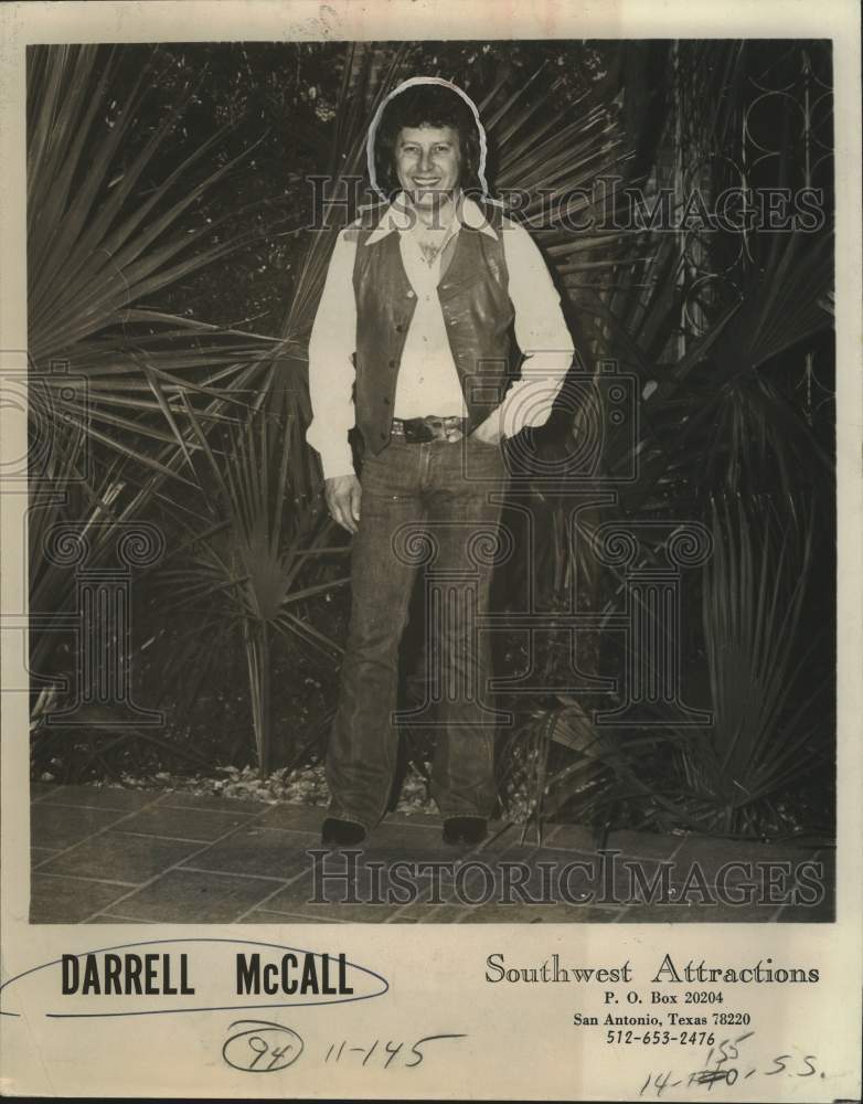 1979 Press Photo Musician Darrell McCall - Historic Images