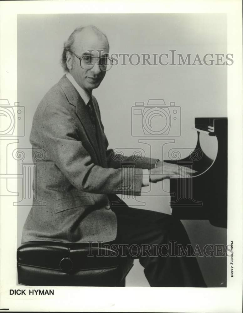 Press Photo Pianist Dick Hyman - Historic Images