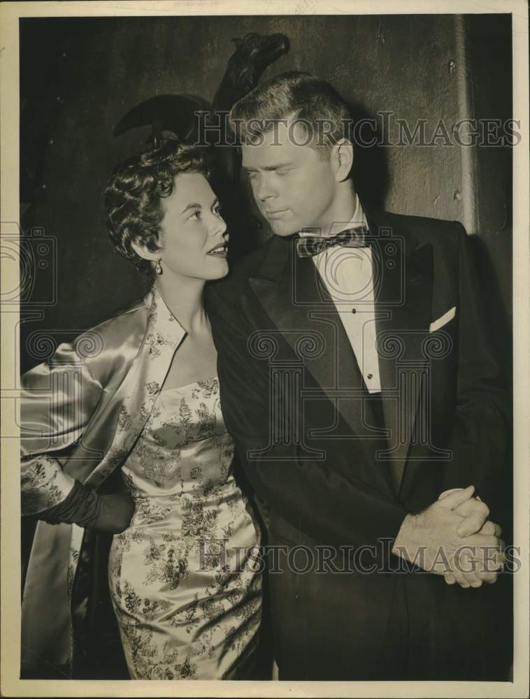 Press Photo Actor Barry Nelson and Vanessa Brown - Historic Images