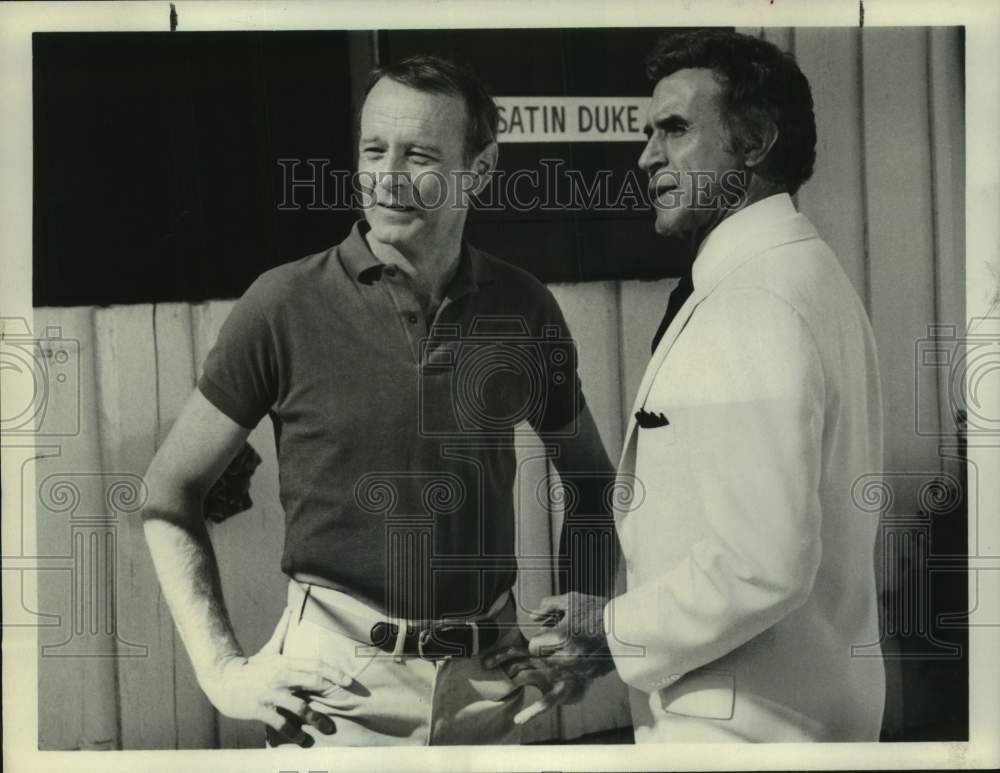 Press Photo Actor Larry Linville, co-star in "Fantasy Island" on ABC Television - Historic Images