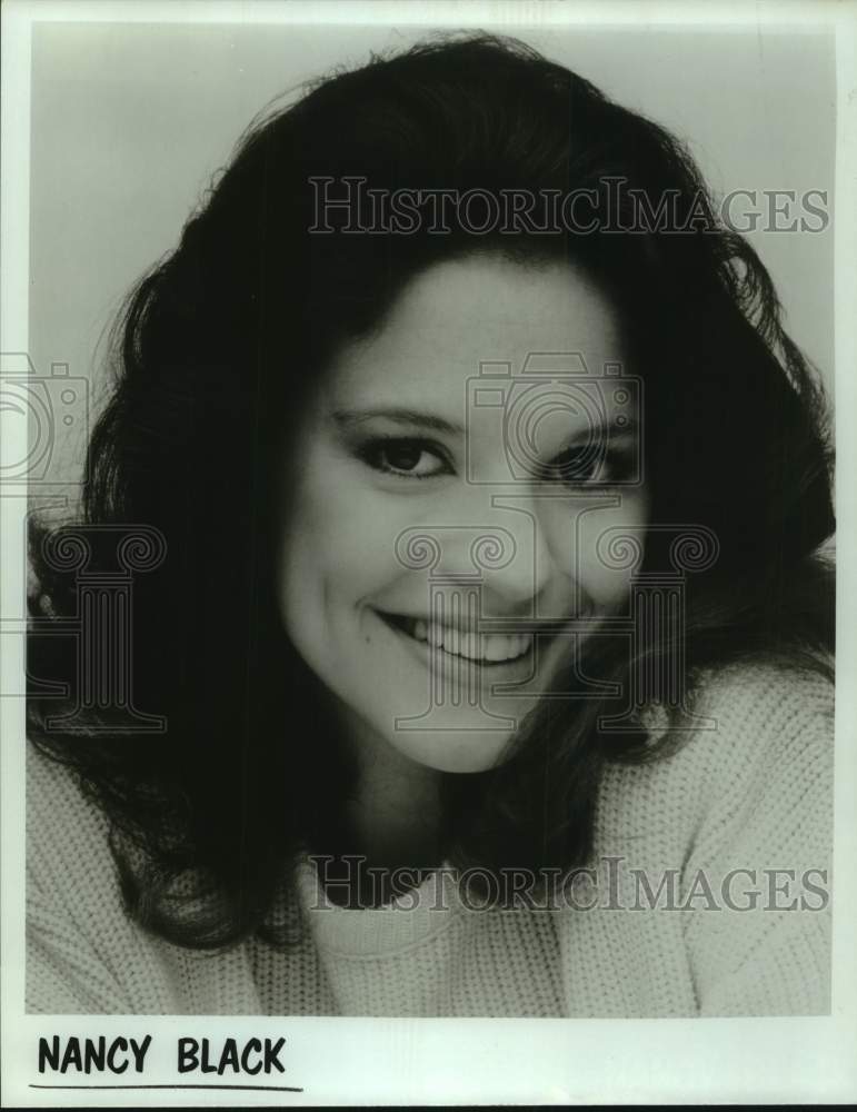 Press Photo Actress Nancy Black - Historic Images