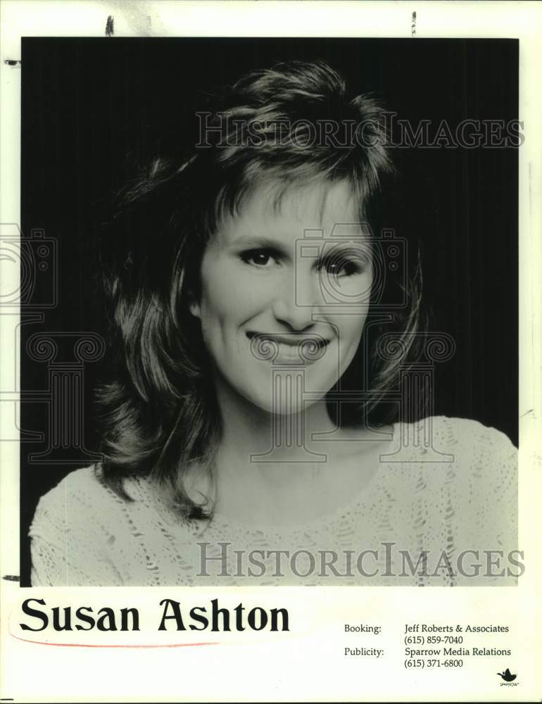 1996 Christian Musician Susan Ashton, Entertainer - Historic Images