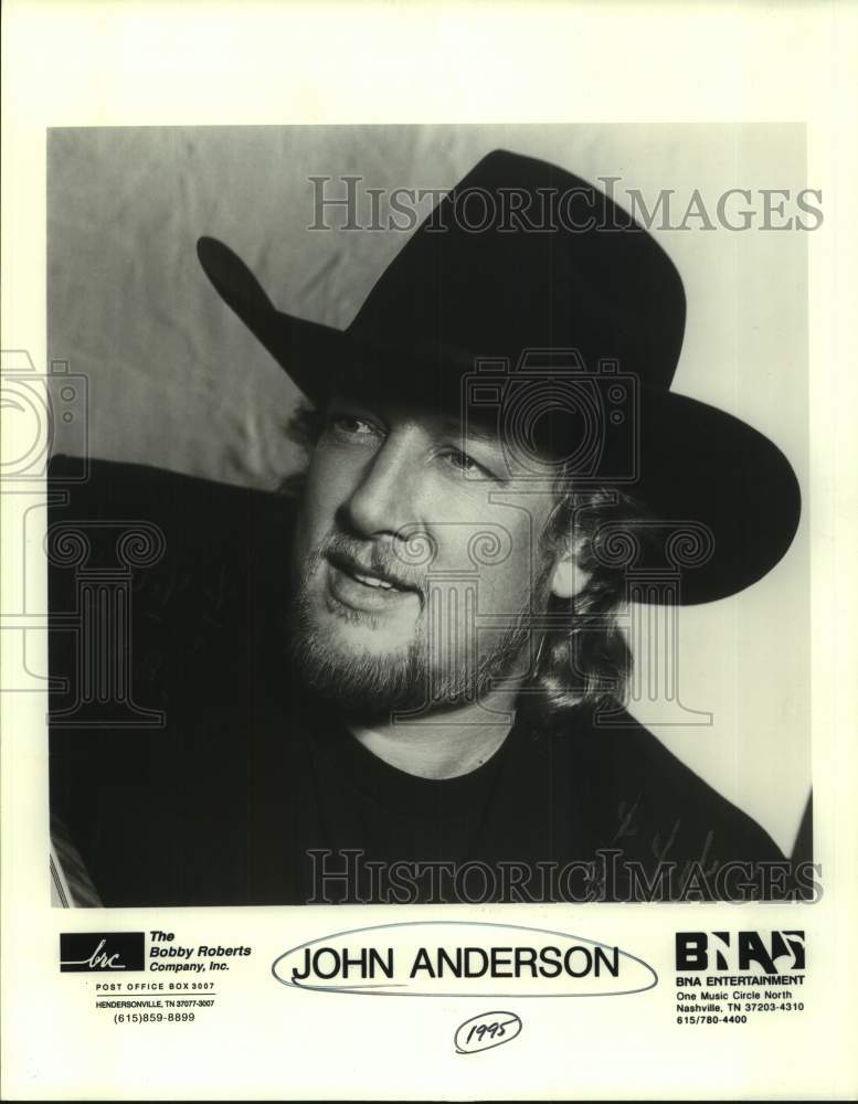 1999 Press Photo Musician John Anderson - Historic Images