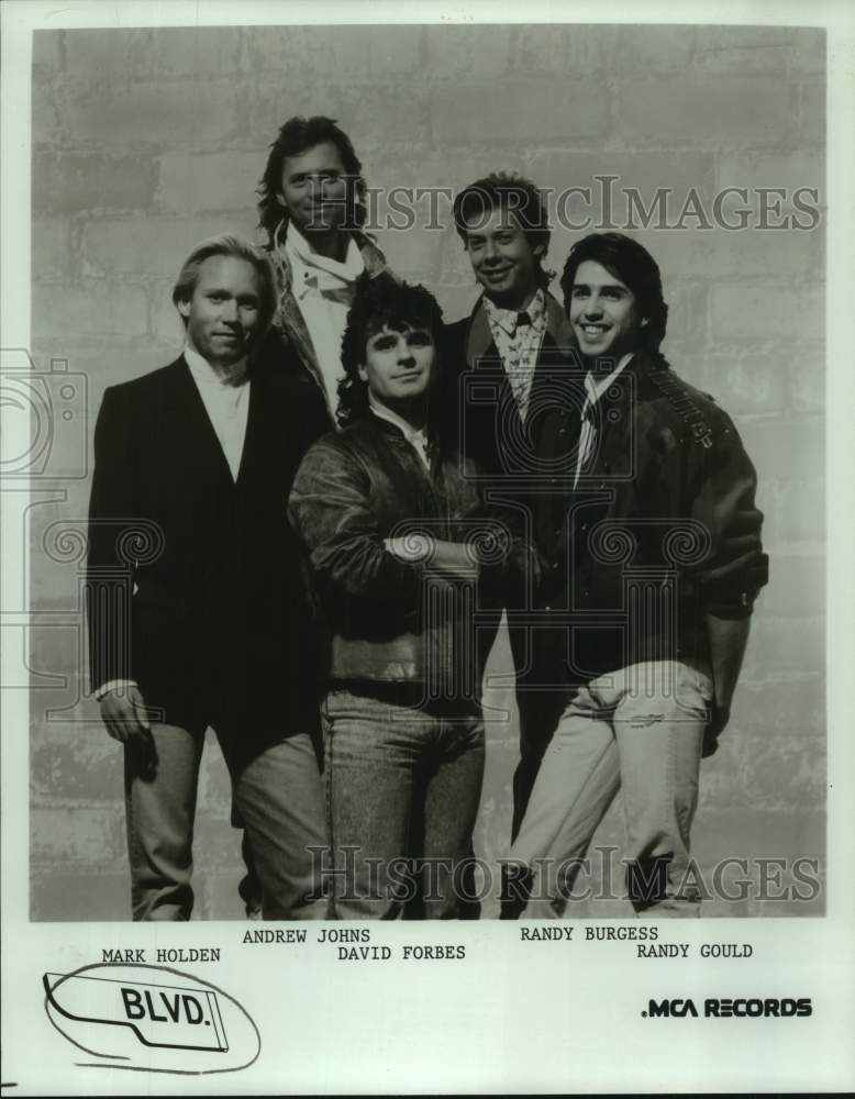 Press Photo Members of Musical Group &quot;Blvd.&quot; - Historic Images