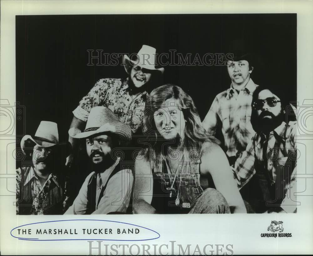 Press Photo Members of The Marshall Tucker Band, Entertainers, Musicians - Historic Images