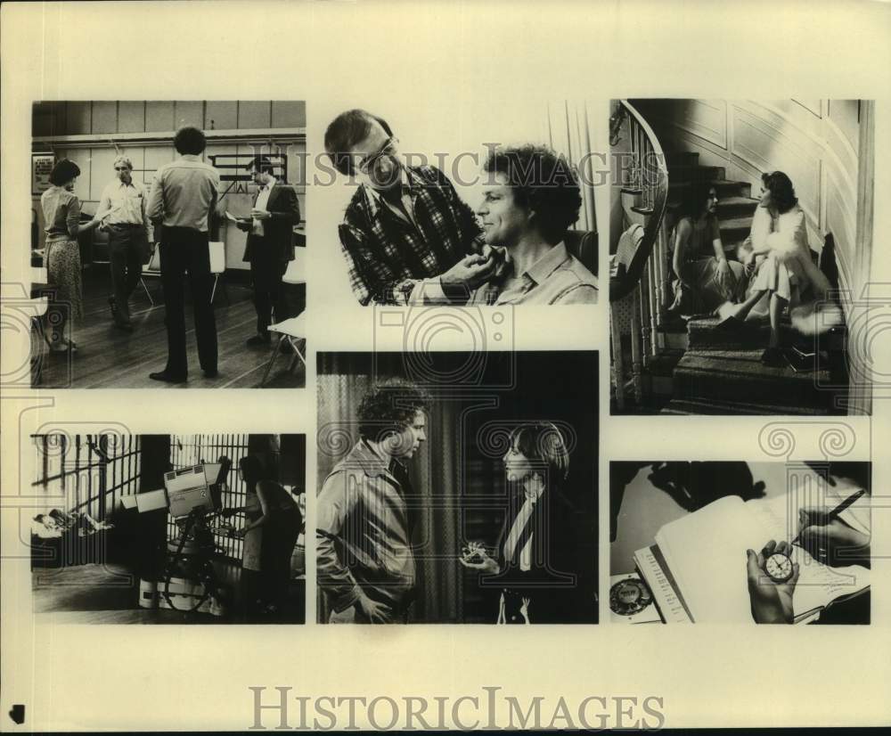 Composite of John Schuck in various scenes with Actors - Historic Images