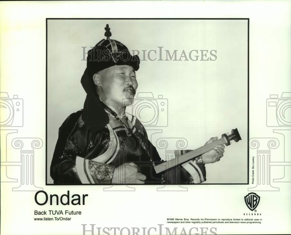 1998 Press Photo Musician Ondar - Historic Images