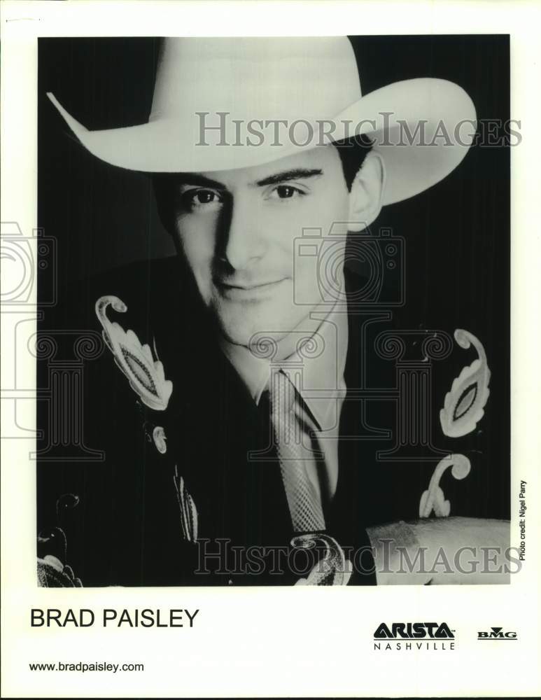 Press Photo Brad Paisley, Musician - Historic Images