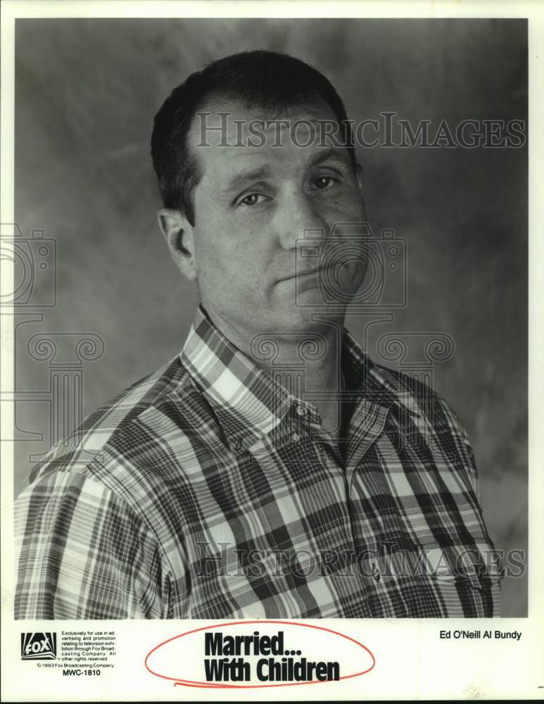 1993 Actor Ed O'Neill as Al Bundy in "Married... With Children" - Historic Images