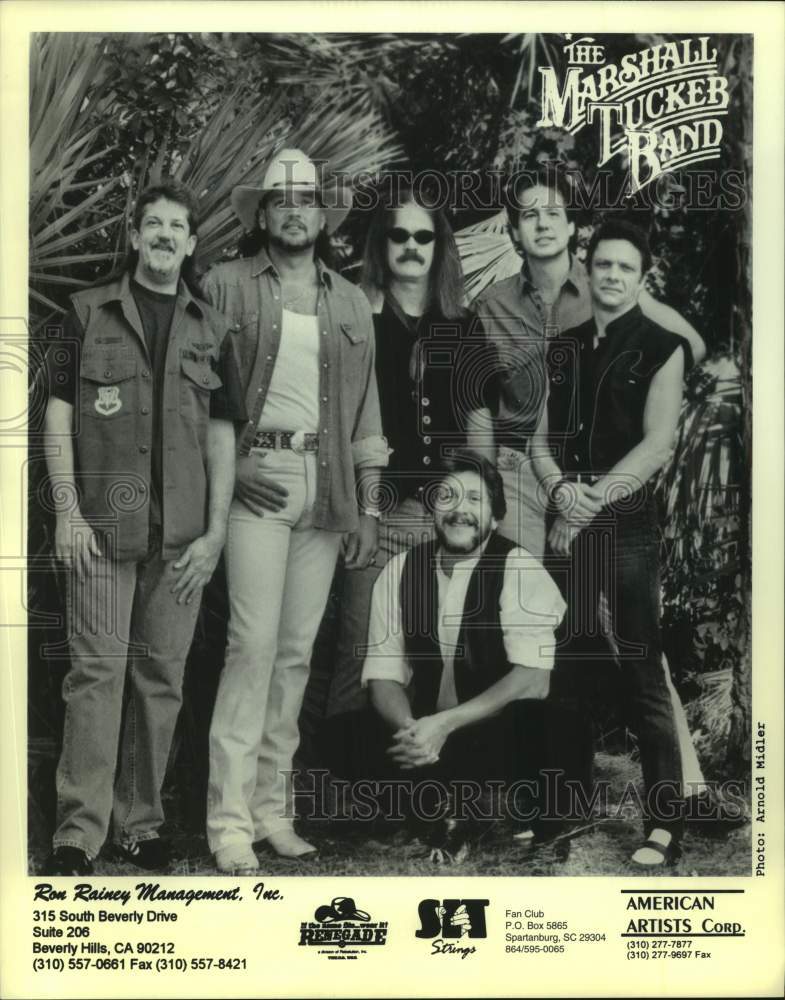 Press Photo The Marshall Tucker Band members - Historic Images