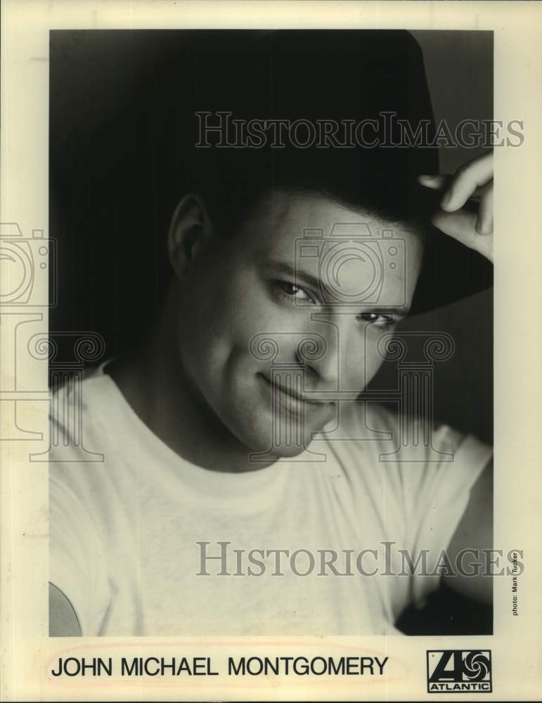 John Michael Montgomery in closeup, Singer - Historic Images