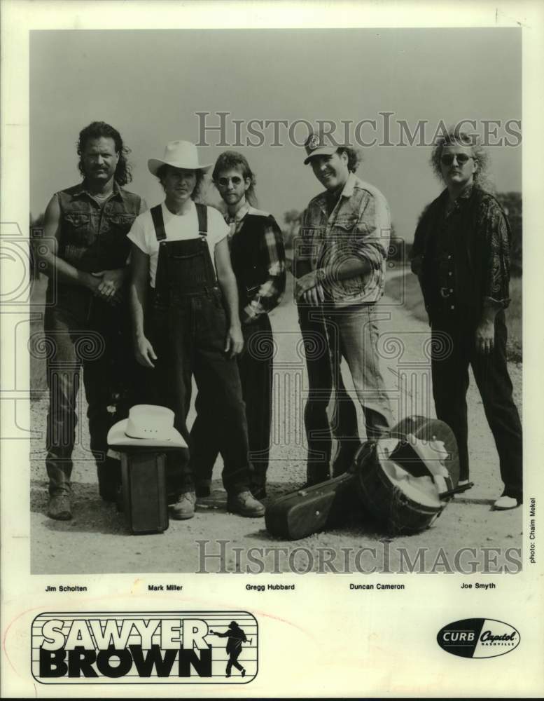 1997 Press Photo Members of Sawyer Brown, American country music band. - Historic Images