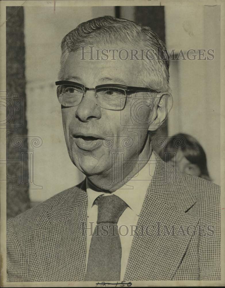 1973 Press Photo Daniel Schorr, American journalist for CBS News. - Historic Images