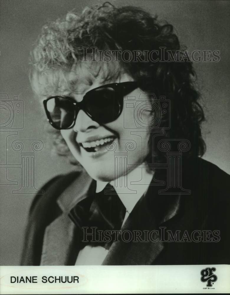Press Photo Diane Schuur, jazz singer and pianist. - Historic Images